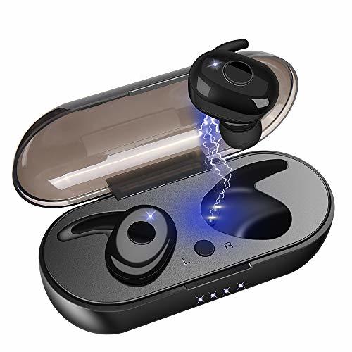 Place Auriculares Bluetooth 5.0, Inalámbricos In-Ear Auriculares Auriculares Deportivos Estéreo Auriculares Bluetooth con