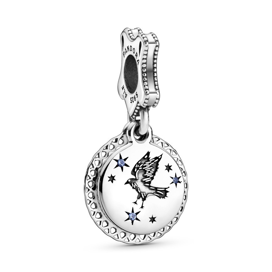 Social Charm colgante en plata de ley Ravenclaw
