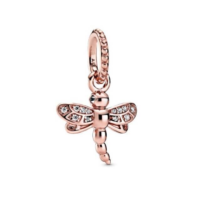 Social Pendente Libelinha Pandora Rose