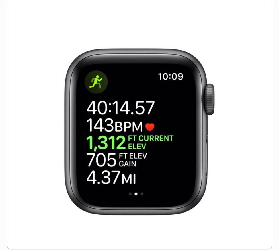 Social APPLE Watch Series 5 GPS Space Grau/Schwarz (40 mm ...