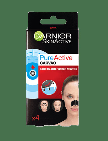 Moda Bandas de Carvão Anti pontos negros Pure Active | garnier