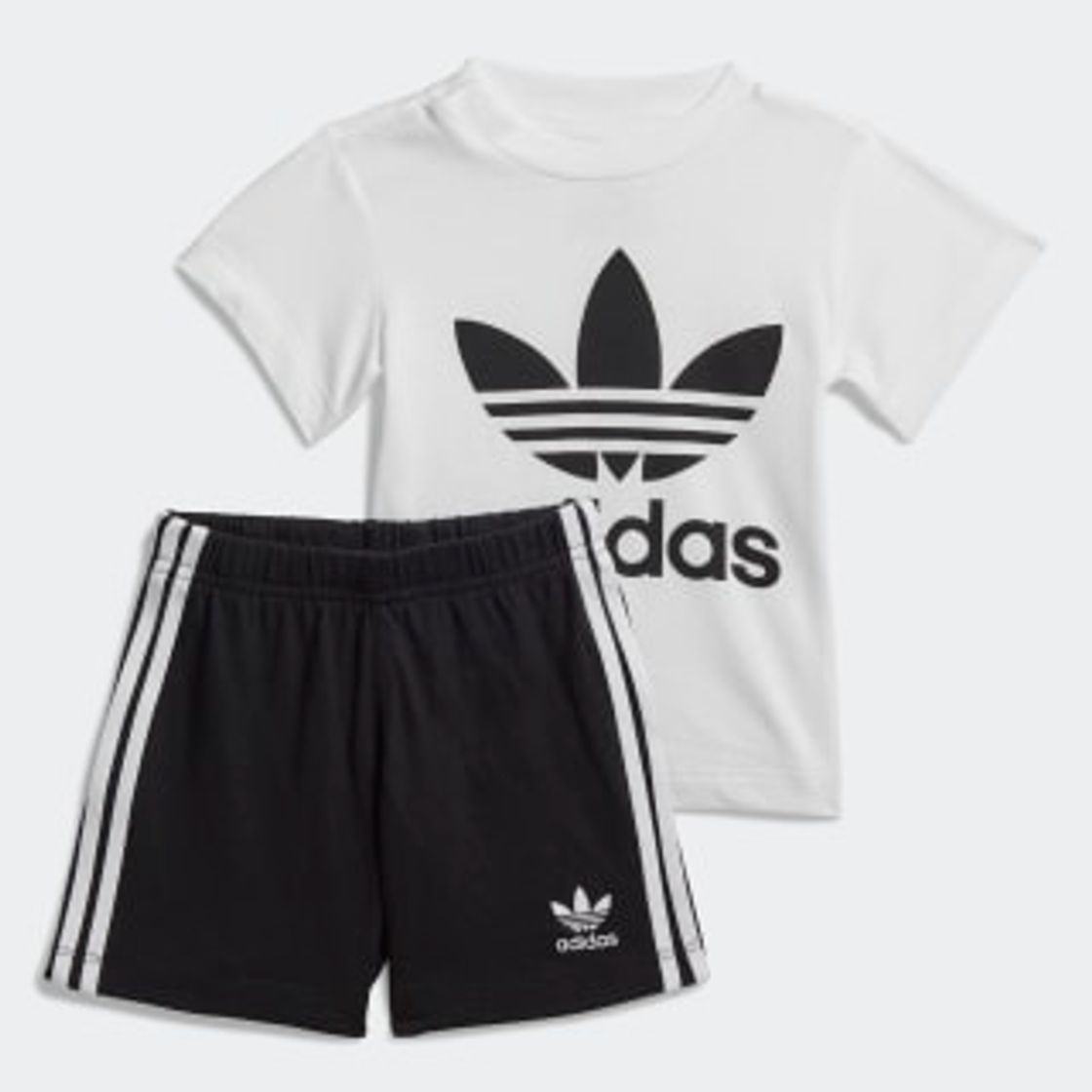 Fashion adidas Trefoil Shorts Tee Set - White | adidas US