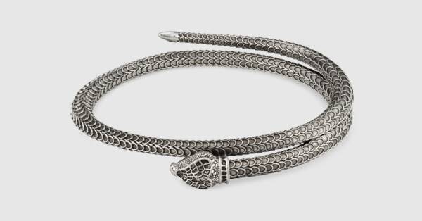 Fashion 925 Sterling Silver Gucci Garden Snake Bracelet | GUCCI® BE