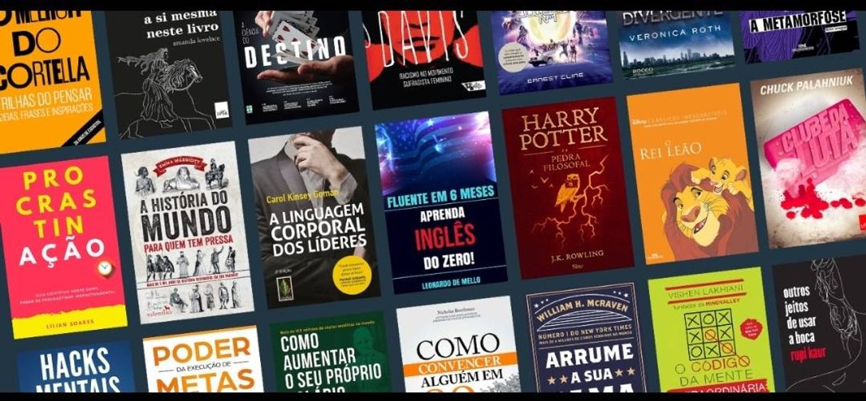 Moda 30 dias de livros grátis na Amazon. + de 1 milhão de livros