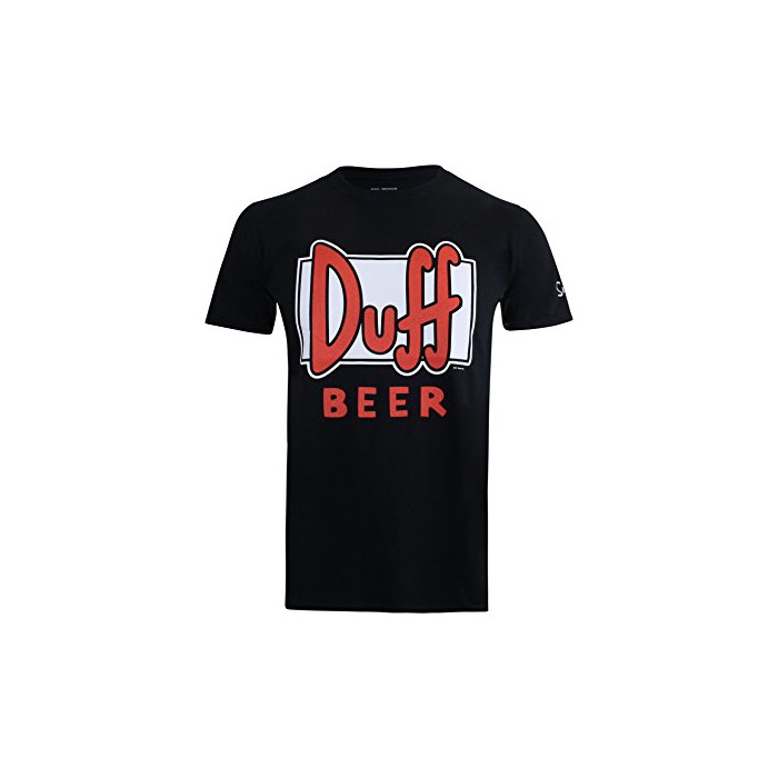 Product The Simpsons Duff Beer Camiseta, Negro