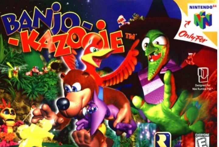 Videojuegos Banjo- kazooie.