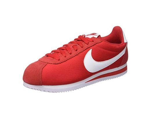 Nike Classic Cortez Nylon, Zapatillas para Hombre, Rojo