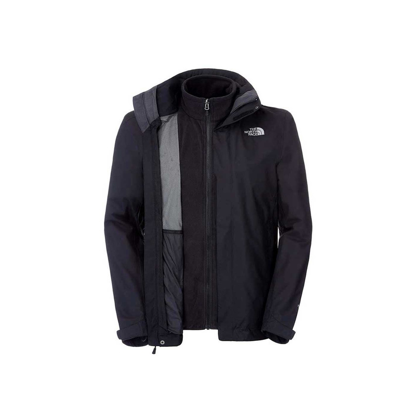 Social The North Face Evolve II Triclimate Chaqueta, Hombre, Negro