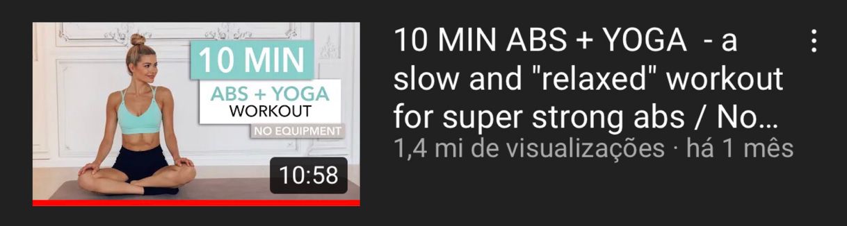 Moda 10 MIN ABS + YOGA - YouTube