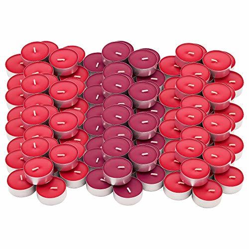 Social IKEA SINNLIG vela aromática en portavelas de cristal, Rojo jardín bayas, rojo