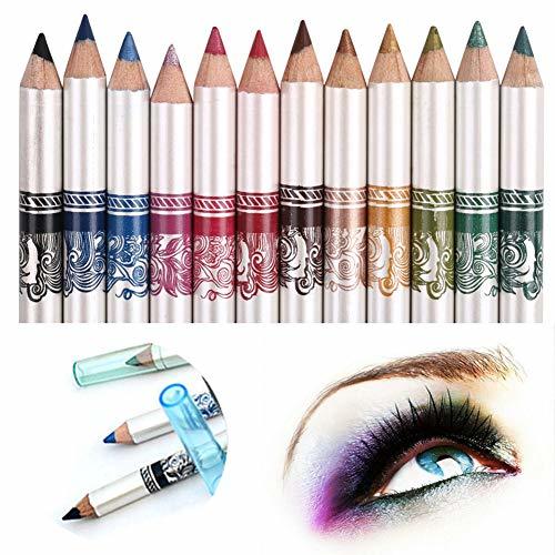 Social CINEEN 12 Colores Larga Duracion Delineador de ojos Delineador de Labios Lápiz