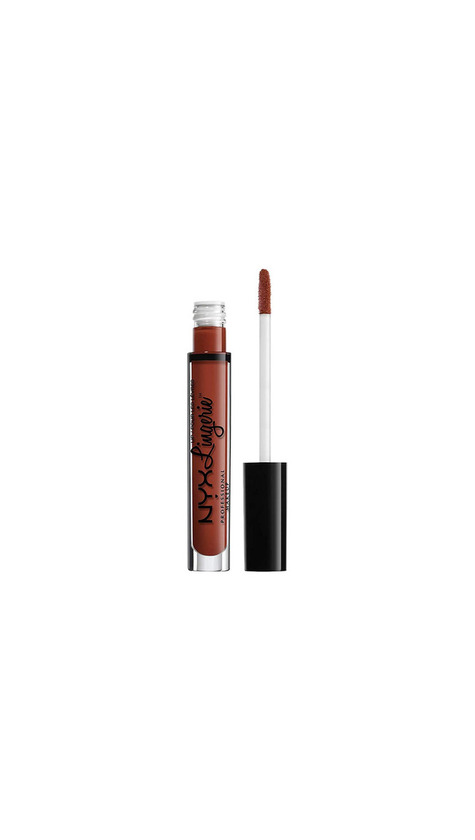 Social NYX Professional Makeup Pintalabios Lip Lingerie Liquid Lipstick, Acabado cremoso y mate,