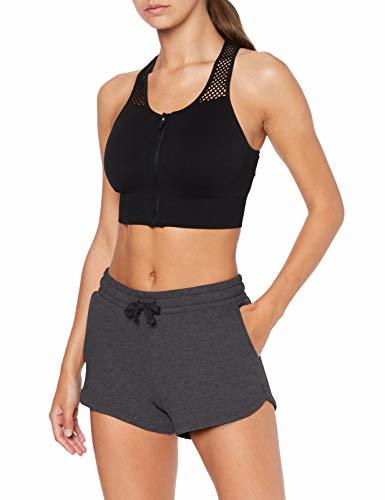 Social Marca Amazon - AURIQUE Shorts para el Gimnasio Mujer, Gris