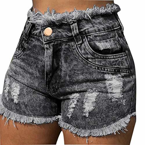 Social Amlaiworld Pantalones Cortos de Jean Sexy Mujer
