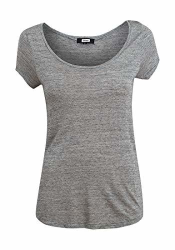 Productos Bik Bok Playera Ligera con Cuello Redondo para Mujer Gris Gris M