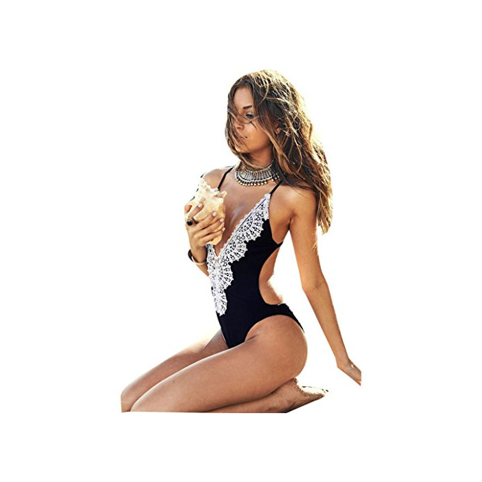 Social Traje de Baño Mujer una Pieza Atractivo Bikini Mono Sexy Verano Bañador