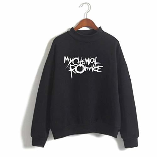 Producto U CAN Sudadera Hombres My Chemical Romance Camisetas Unisex Cuello Alto Sudadera