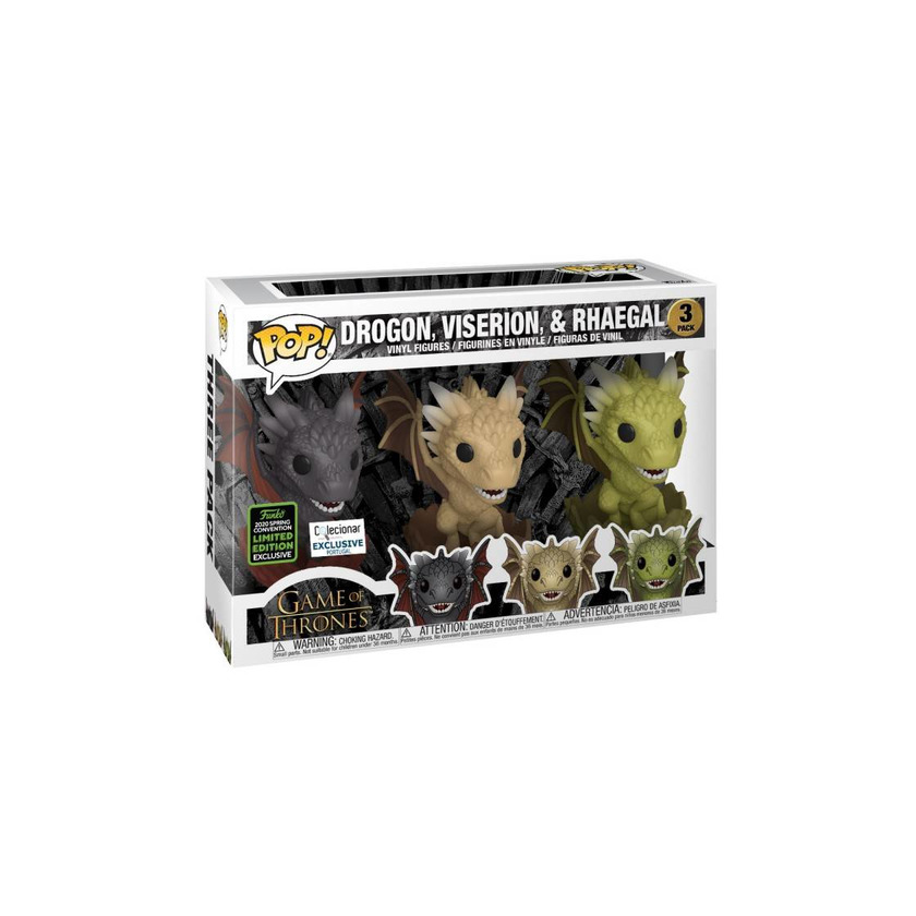 Product Pop Funko Pack 3 dragões a ecludir Game of Thrones Exclusivo