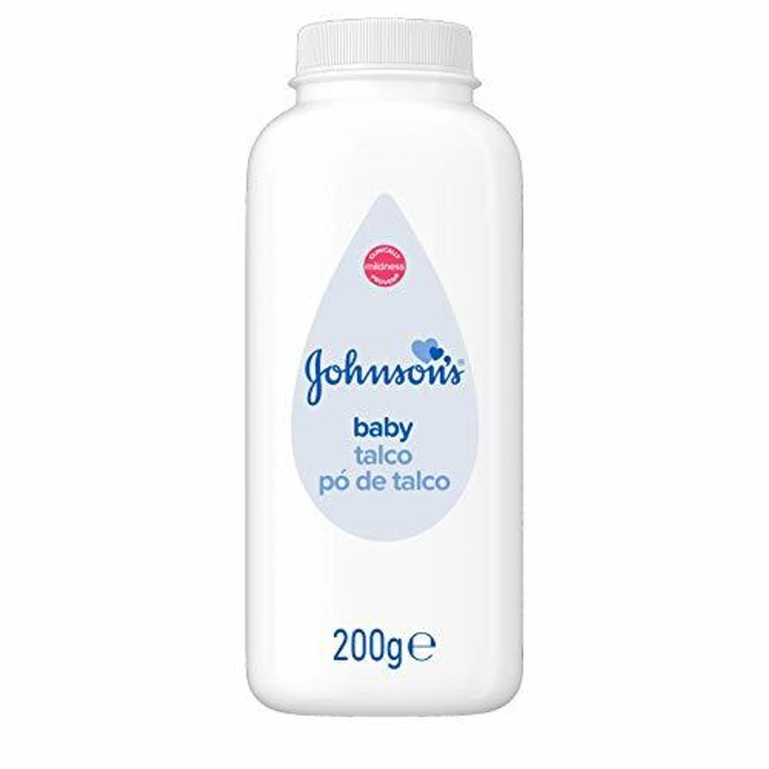 Social Johnson's Baby Talco suave para pieles sensibles y uso diario