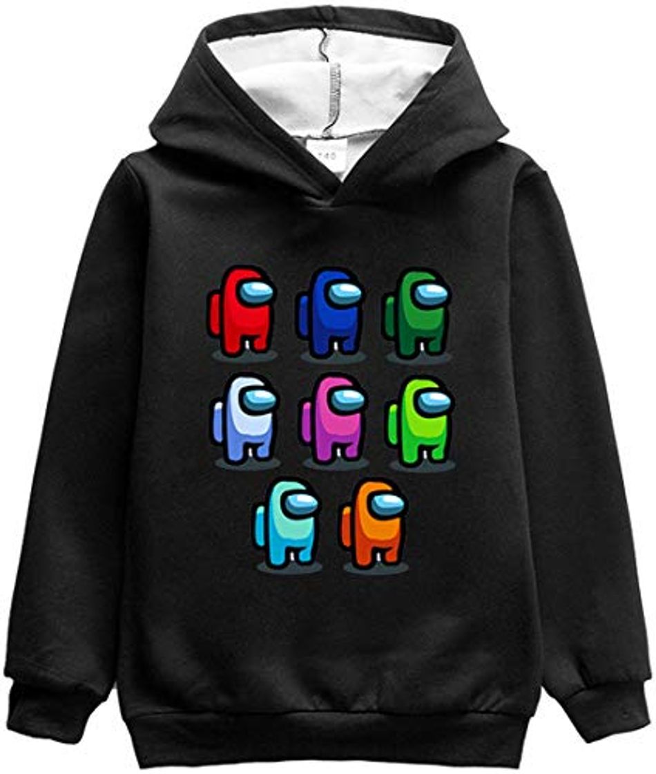 Social Chaos World Among us Niños Jovenes Sudadera Manga Larga Hoodie con Capucha