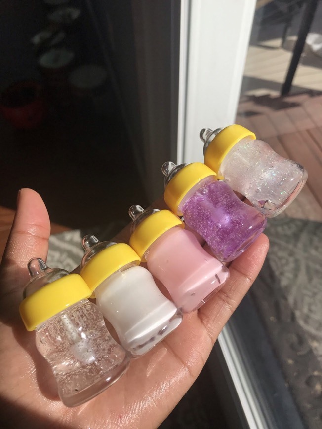 Social baby bottles gloss