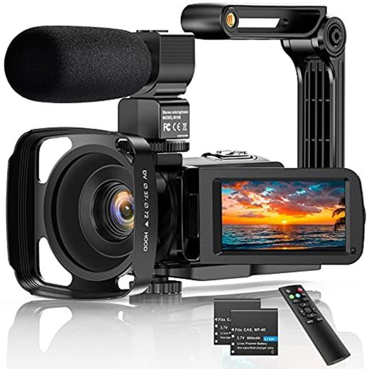 Videocámara Digital 2.7K UHD 36MP Vlogging Camera para Youtube IR Night Vision