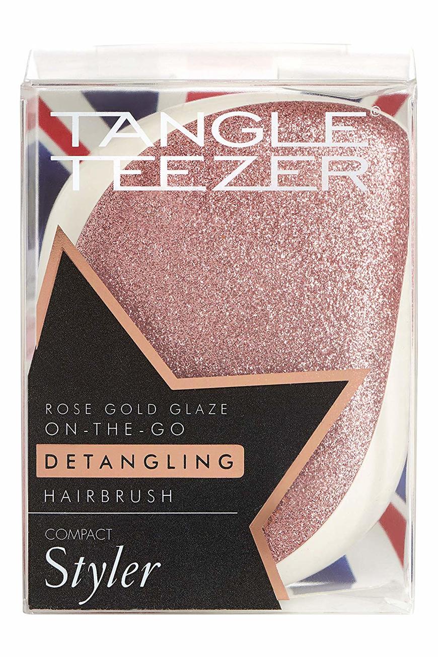 Beauty Tangle Teezer - Cepillo desenredar Compact Styler Rose Gold Cream