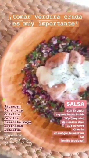 Ensalada de verdura cruda