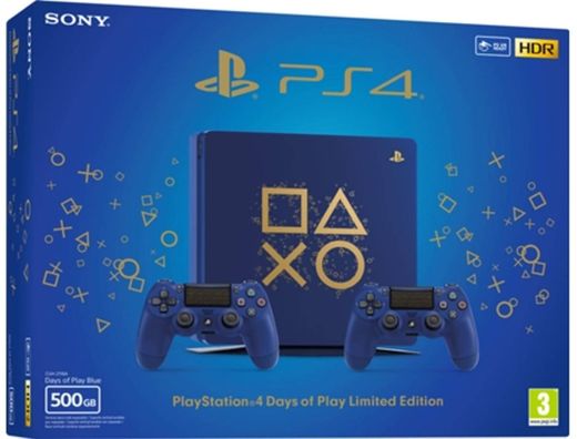 Consola PS4 Days of Play Edition (500 GB - Azul) | Worten.pt