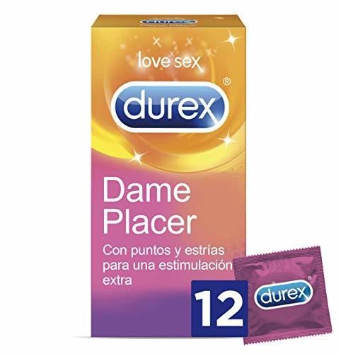 Durex Dame Placer - Preservativos con Puntos y Estrías