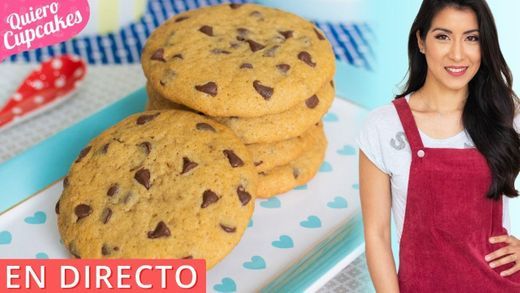 Moda COOKIES CON CHIPS DE CHOCOLATE | Quiero Cupcakes!