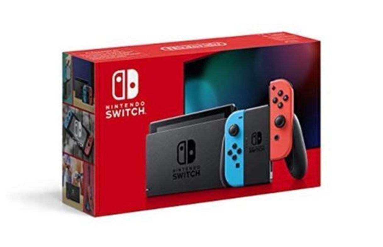 Social Nintendo Switch - Consola color Azul Neón/Rojo Neón