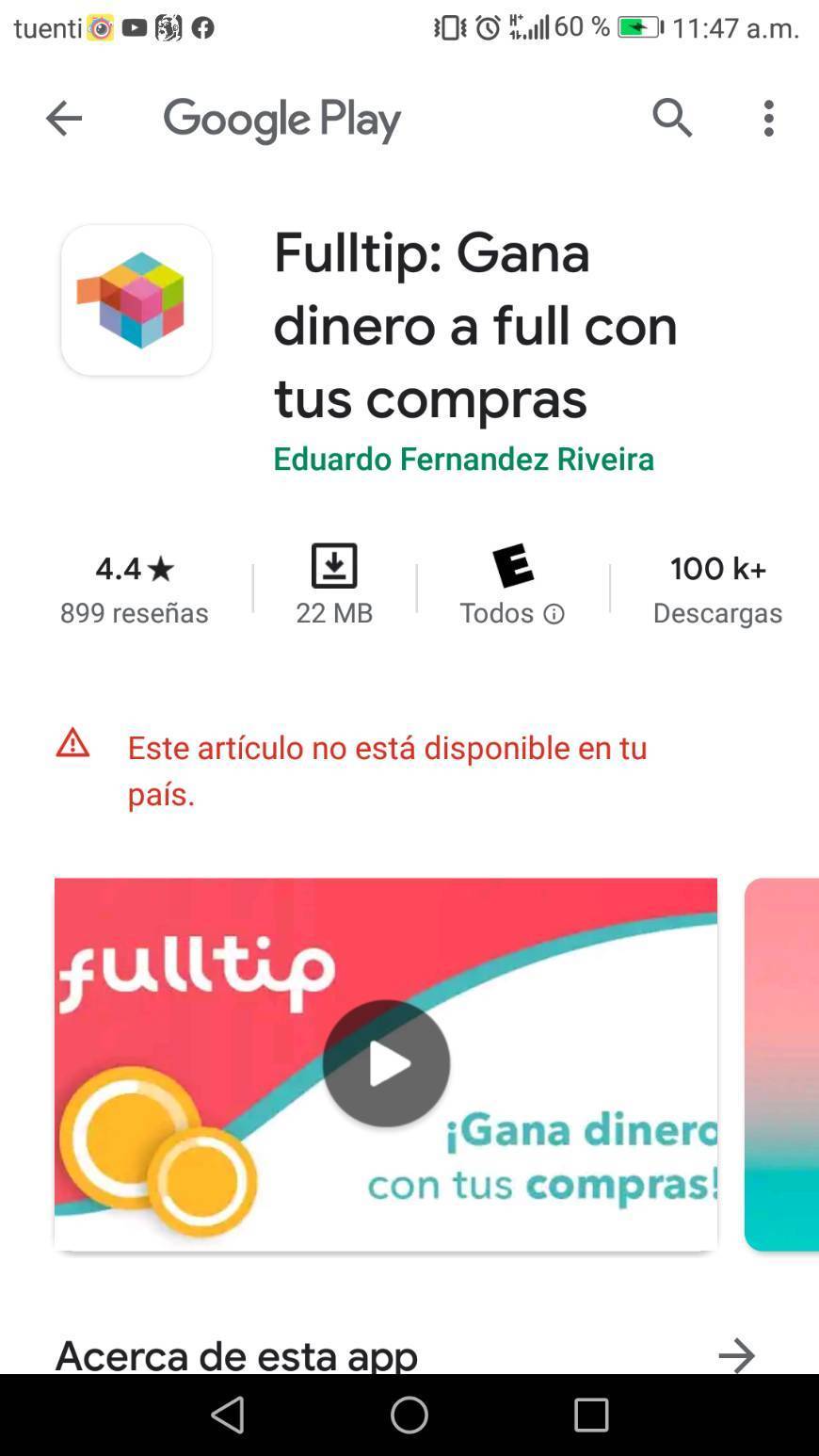 App FullTip: Gana Dinero 