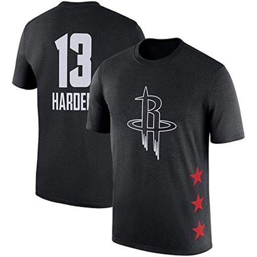 NBA Houston Rockets James Harden # 13 Camiseta De Manga Corta De Verano Jersey De Algodón Casual Sports Tops Sueltos