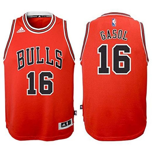 adidas Pau Gasol #16 Chicago Bulls NBA Red Swingman Youth Jersey