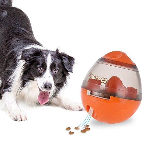 Social DADYPET Juguetes para Perros, Mascotas Perros Accesorios Pelota Dispensadora de Comida Fácil