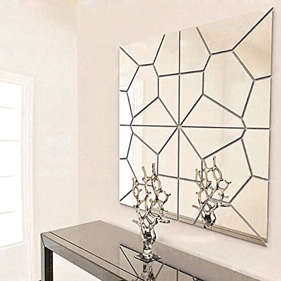 Social Espejos decorativos adhesivos en 3D para pared