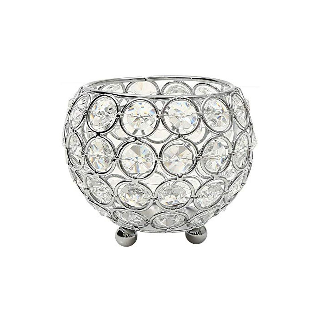 Social VINCIGANT Portavelas Jarrones de Cristal de Plata para la Decoración de la