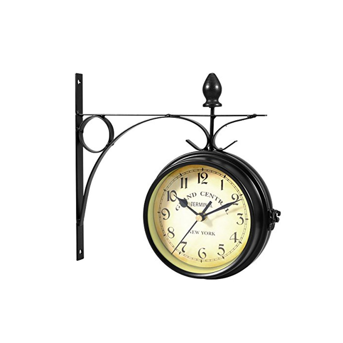 Social WINOMO Reloj de pared creativo clásico relojes de estilo europeo doble cara