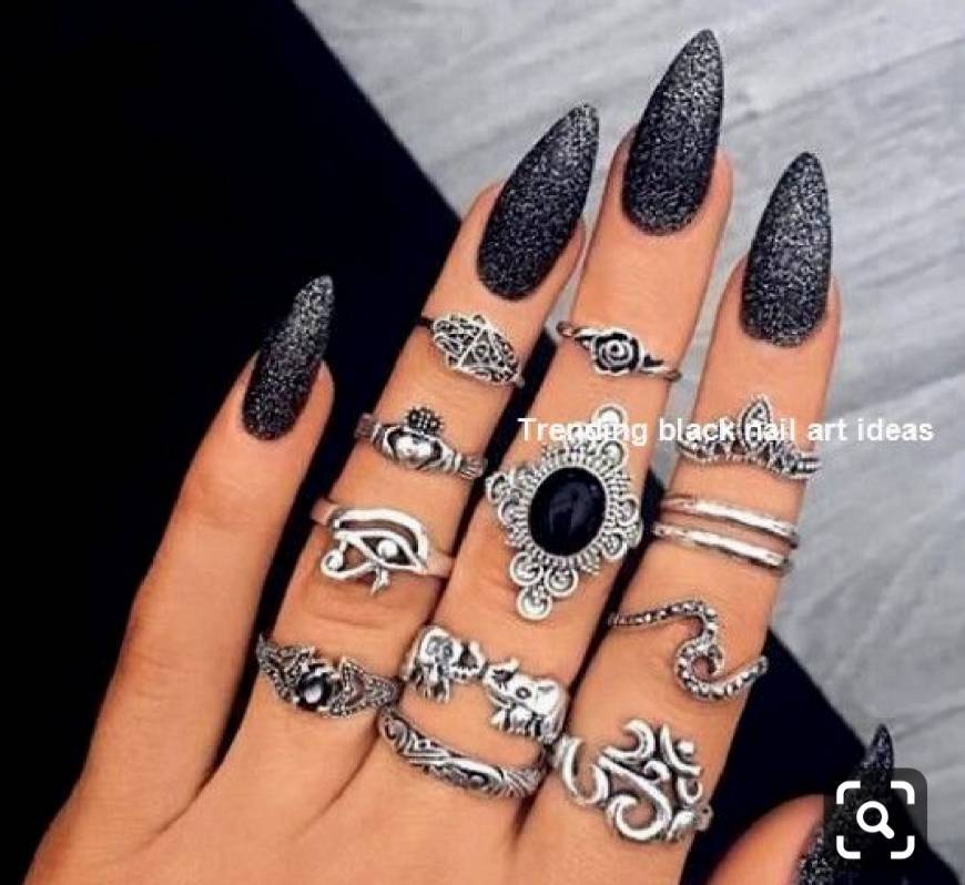 Social Glitter Preto