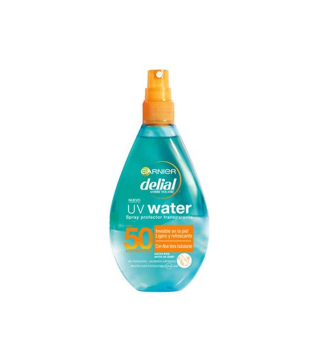 Garnier Delial Spray Protector Transparente UV Water Alta Protección