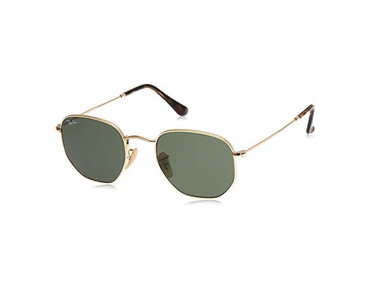 Social Ray-Ban Hexagonal Flat Lenses Gafas de sol, Oro