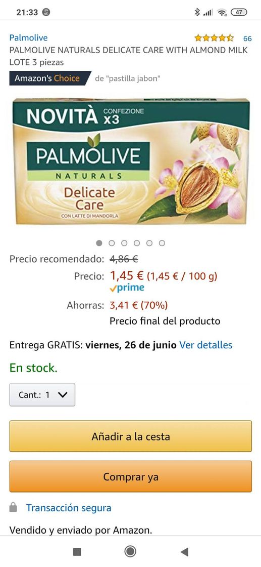 Apps Jabón Palmolive