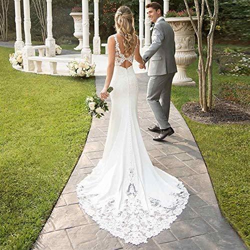 Social QING XIN-1225 Vestido de Novia Vestido de Novia de Sirena Vestidos de