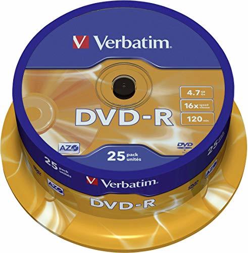 Products Verbatim DVD-R 4,7 GB / 120 Min / 16X Tarrina