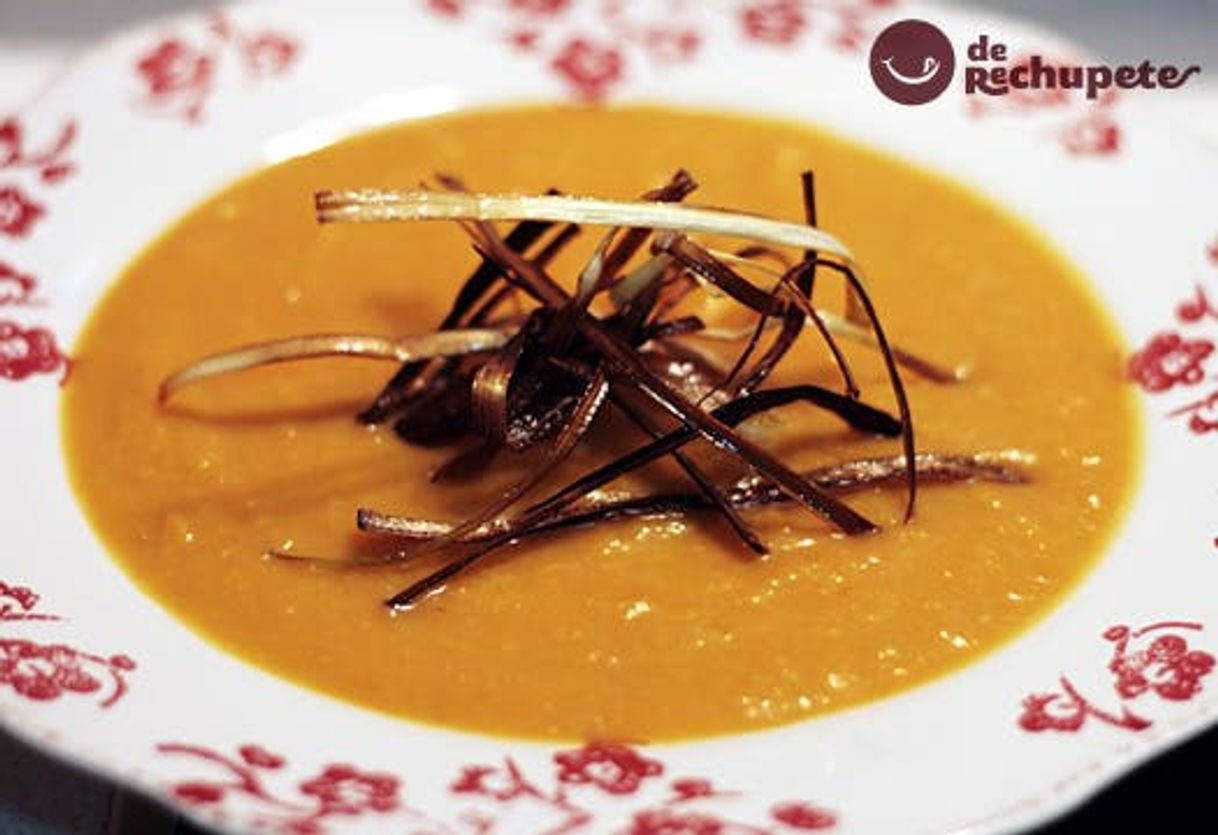 Fashion Crema de zanahorias y calabaza caramelizada. Receta tradicional y ...