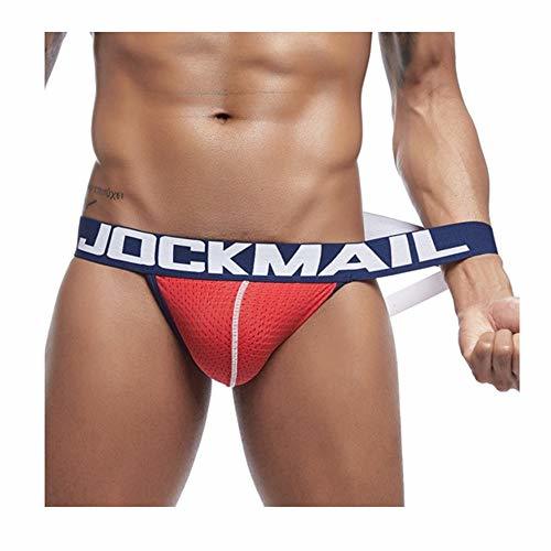 Fashion JOCKMAIL Calzoncillos Sexy para Hombre Tangas suspensorios para Hombre sexywear Transpirable Ropa