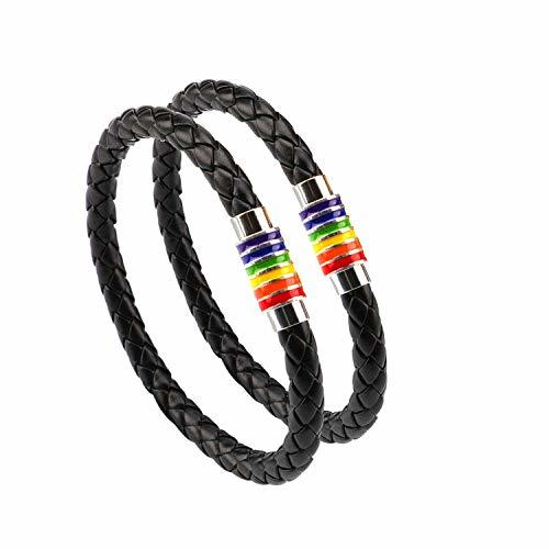 Product Phogary Brazalete De Orgullo Gay Pulsera De Arco Iris