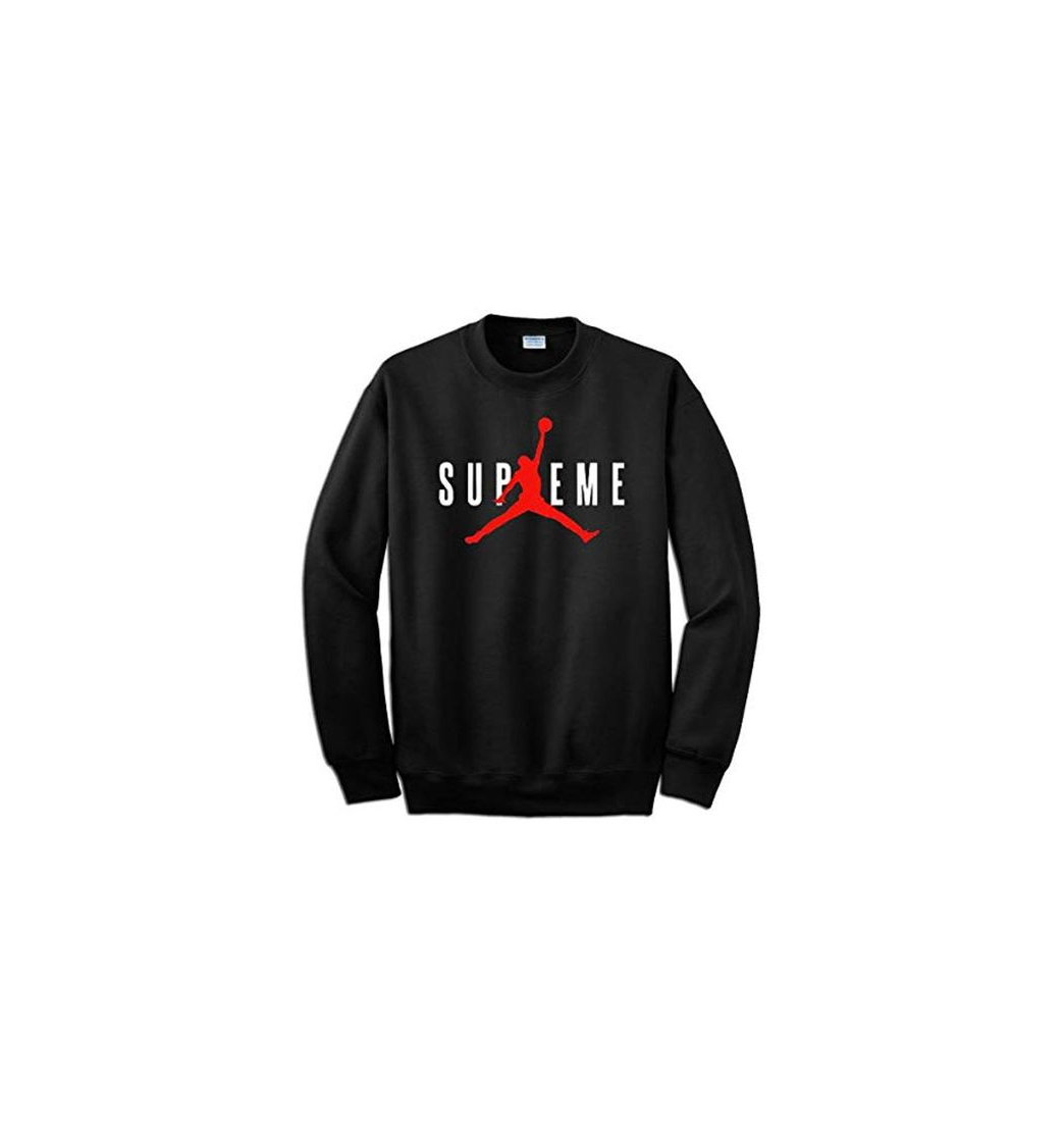 Moda ARTIST - Sudadera con impresión Supreme Michael Jordan 23