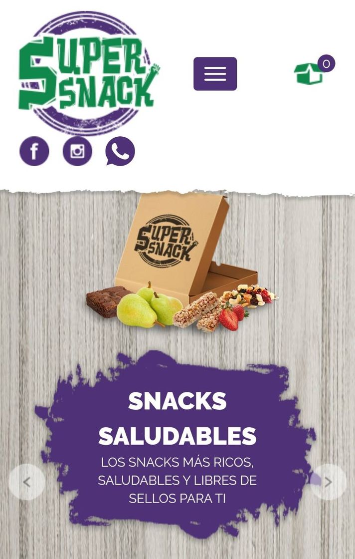 Product Caja super snack